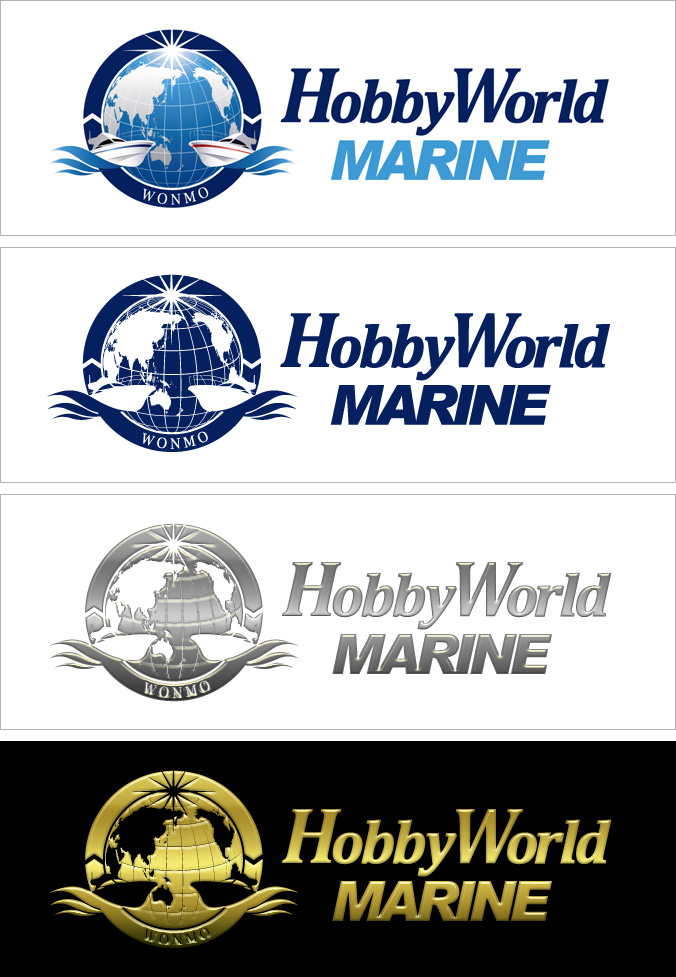Hobby World Marineの新しいロゴバリエーション